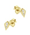Beautiful CZ Crystal Silver Stud Earring STS-6207